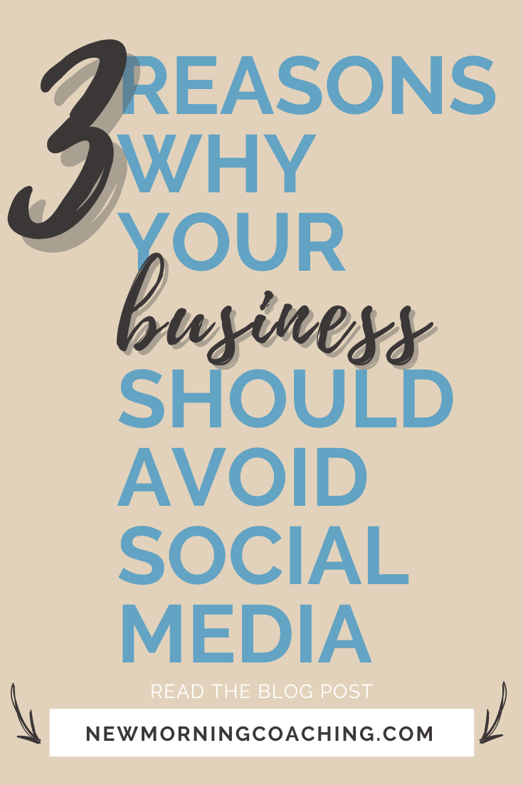 3 Reasons why your business should avoid social media