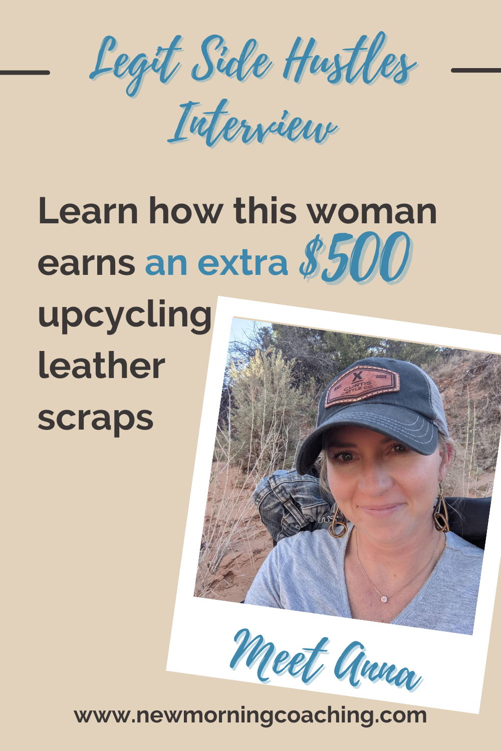 Legit side hustle interviews: learn how this woman earns an extra $500 upcycling leather scraps