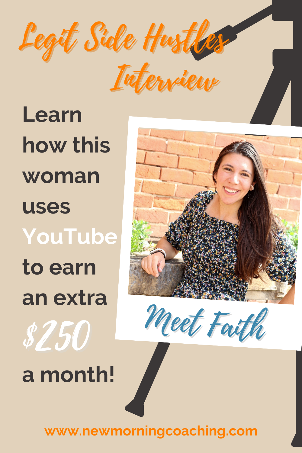Legit side hustle interview: learn how this woman uses youtube to earn an extra $250 per month